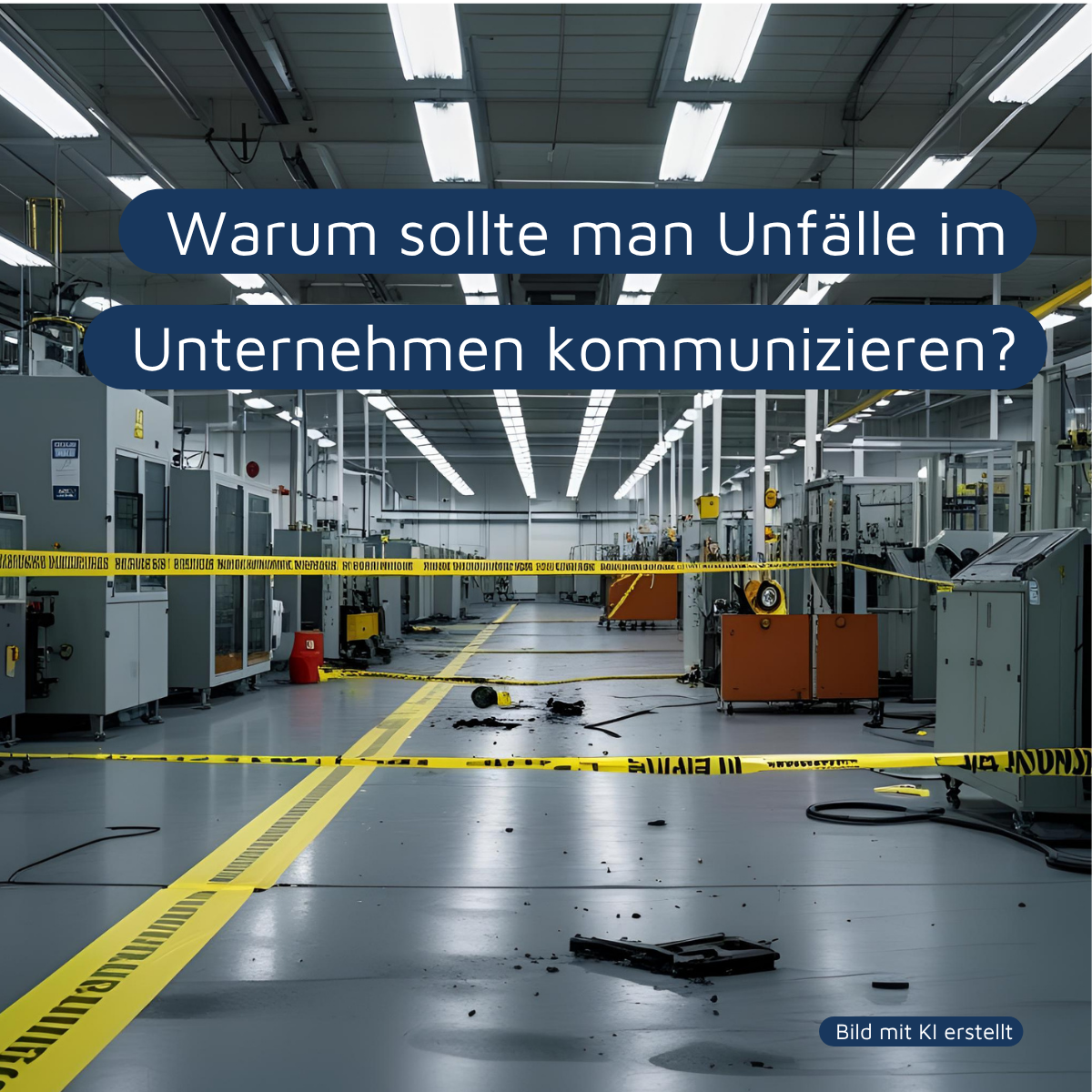 Warum sollte man Unfälle im Unternehmen kommunizieren? Warum sollte man Unfälle im Unternehmen kommunizieren?
